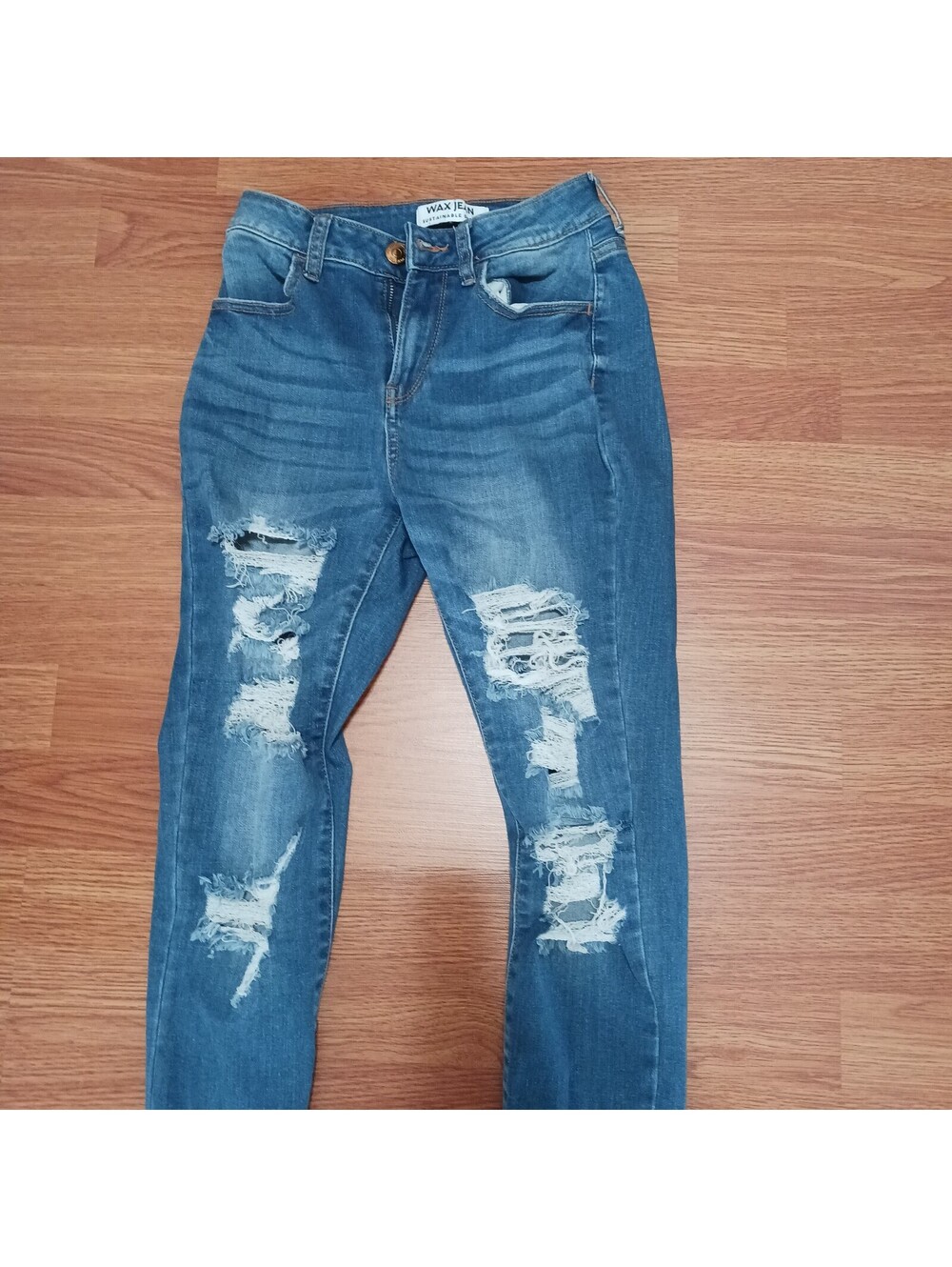WAX JEAN Women's Distressed  Skinny Jeans Size  0/24
